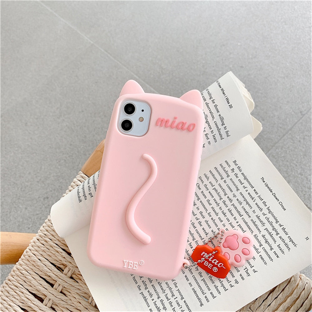 Cat Tail iPhone Case