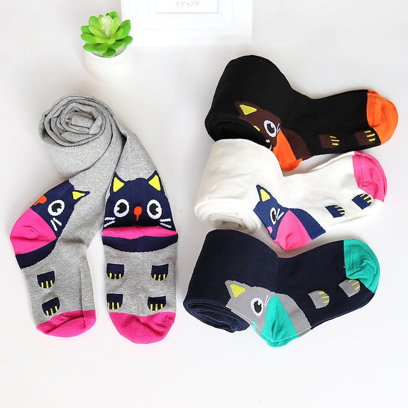 Cat Thigh High Socks