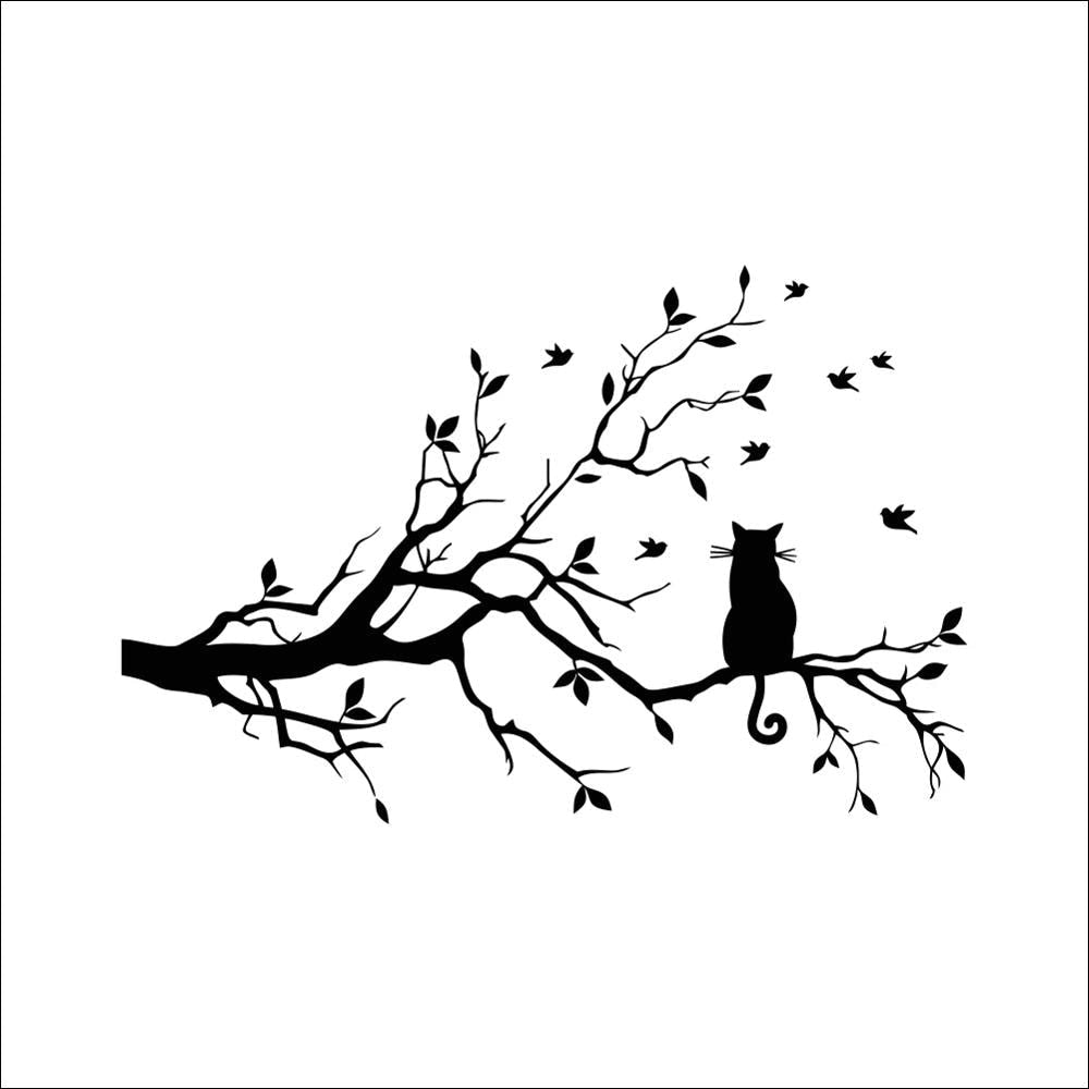 Cat Tree Wall Art