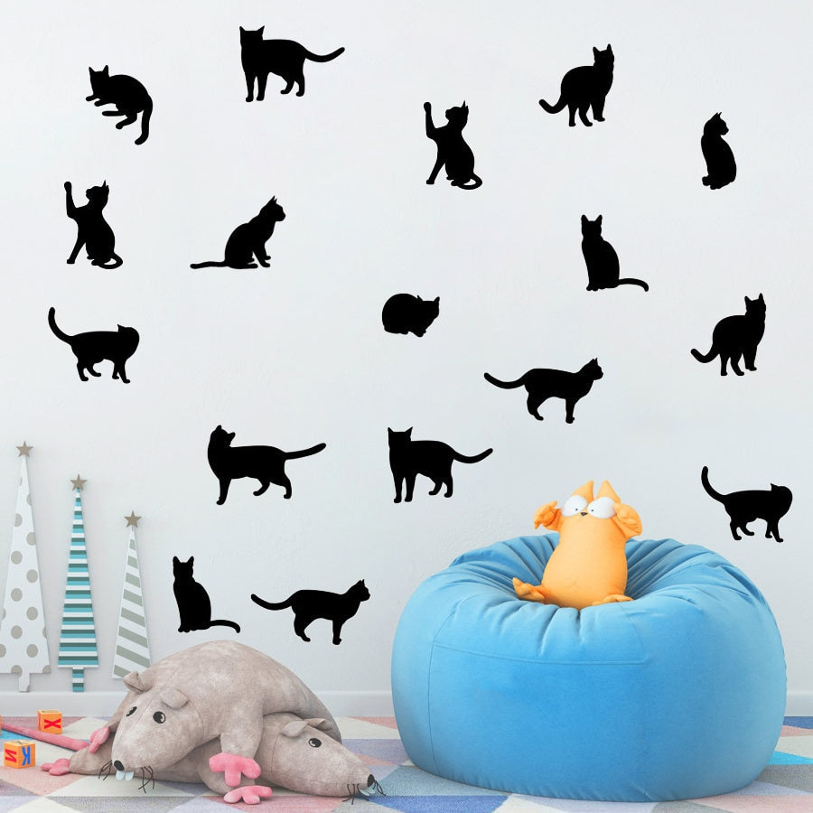 Cat Vinyl Wall Art