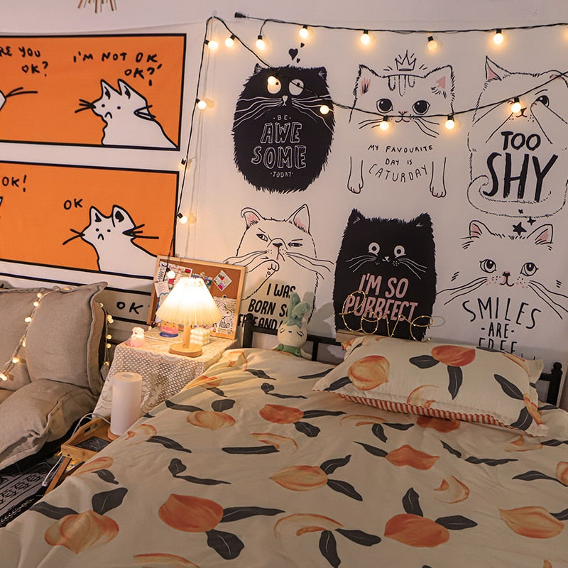 Cat Wall Tapestry