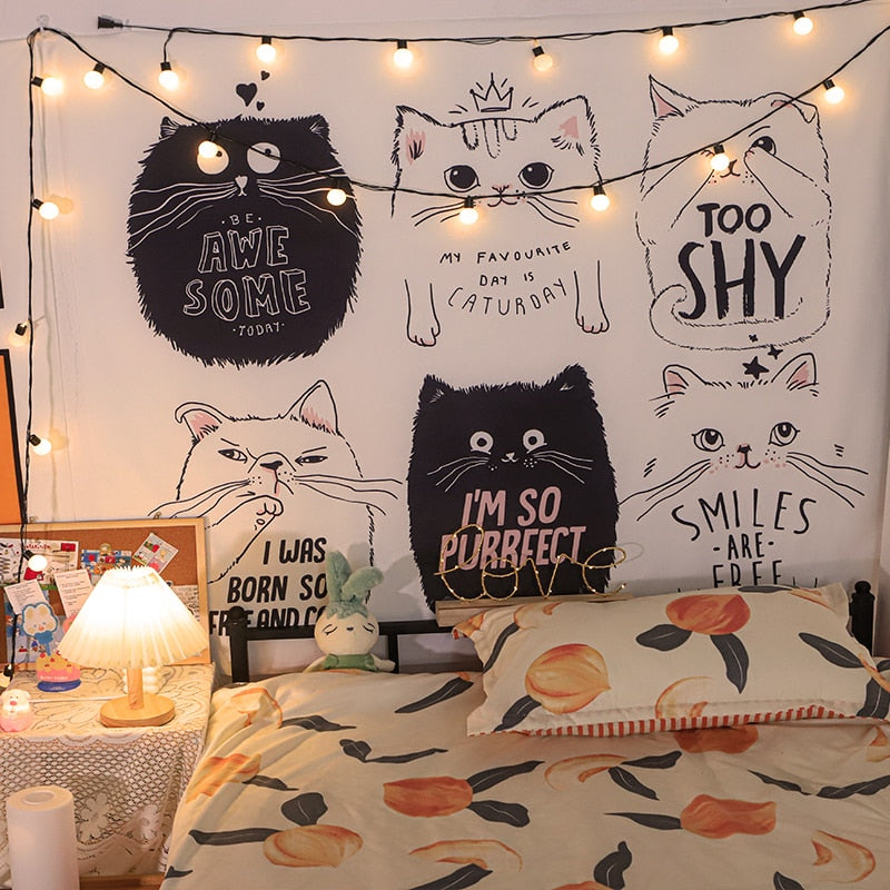 Cat Wall Tapestry
