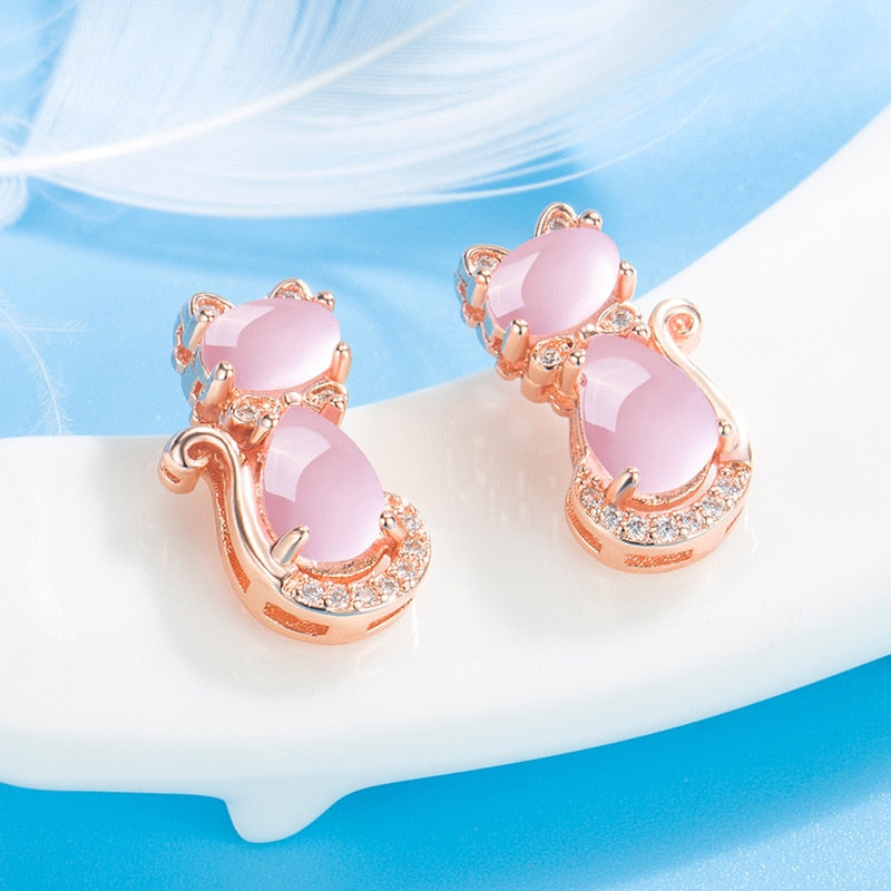 Cats Eye Earrings