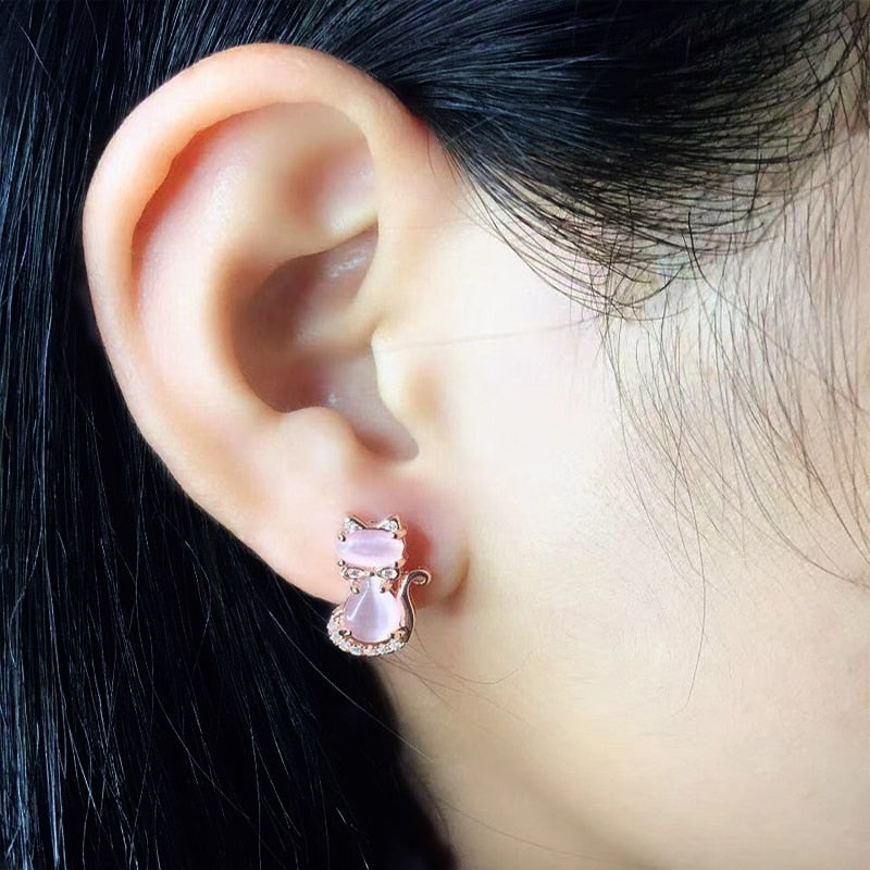 Cats Eye Earrings