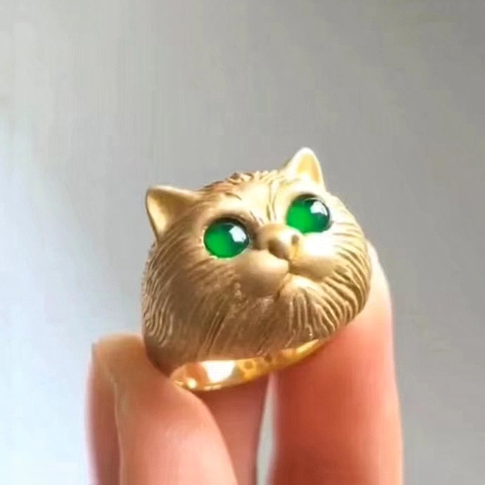 Cats Eye Gold Ring