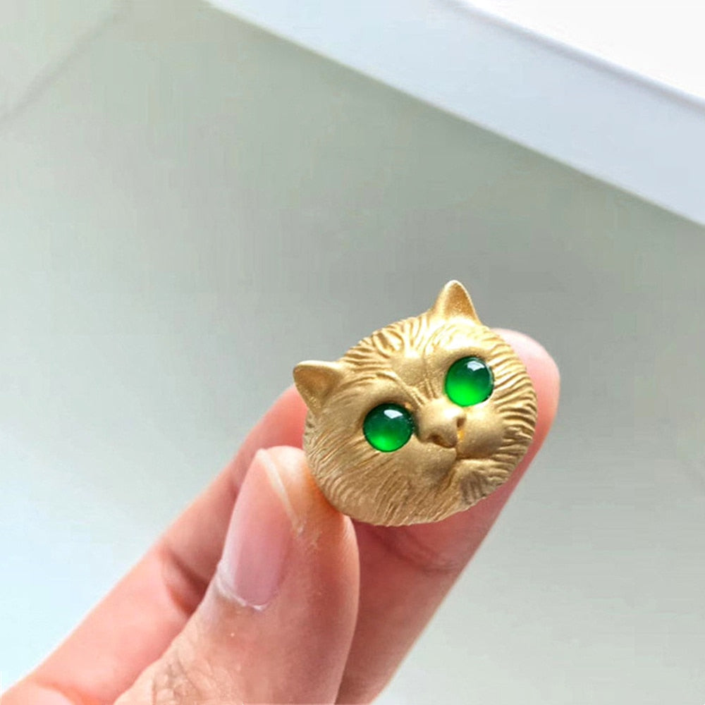 Cats Eye Gold Ring