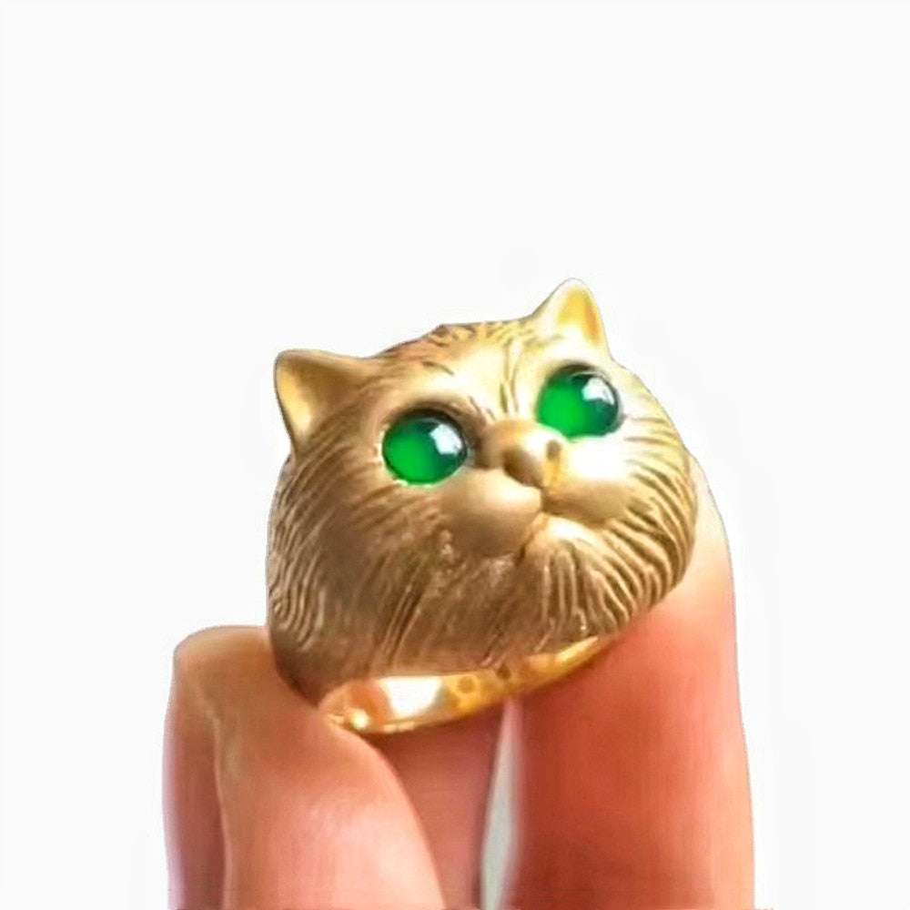 Cats Eye Gold Ring