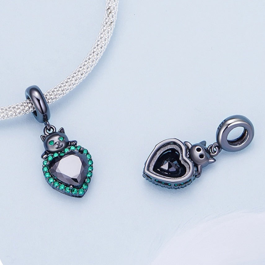 Cats & Hearts Dangle Charm