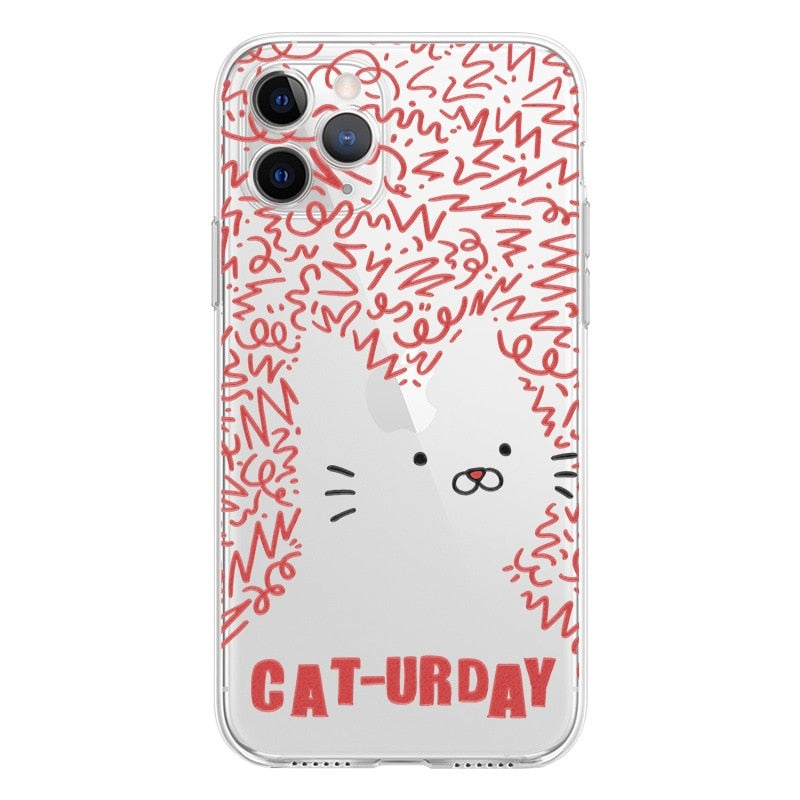 Caturday iPhone Cat Phone Case