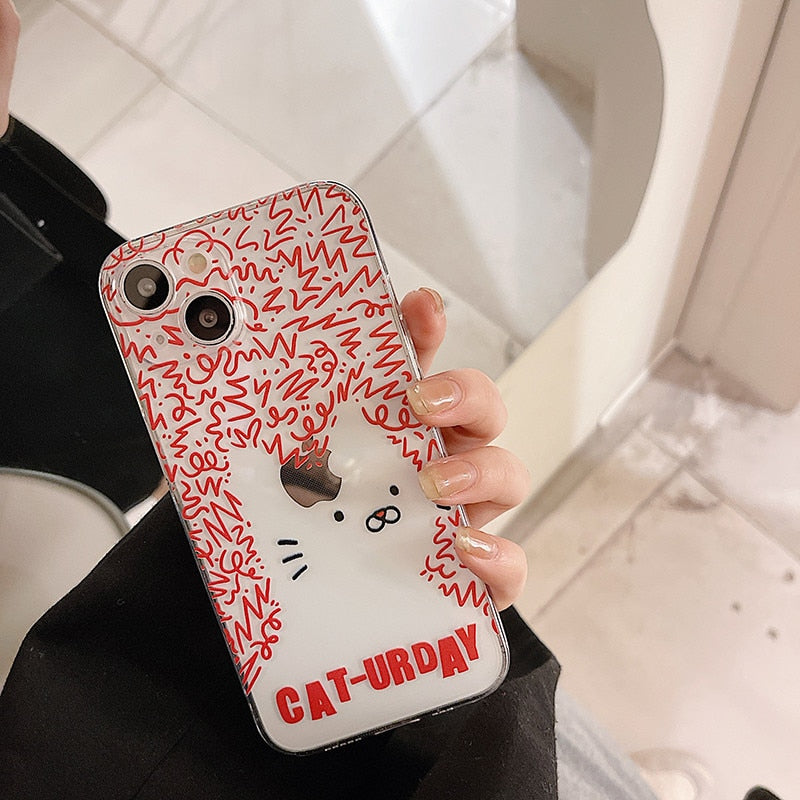 Caturday iPhone Cat Phone Case