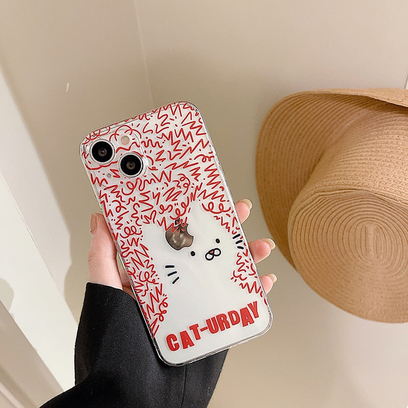 Caturday iPhone Cat Phone Case