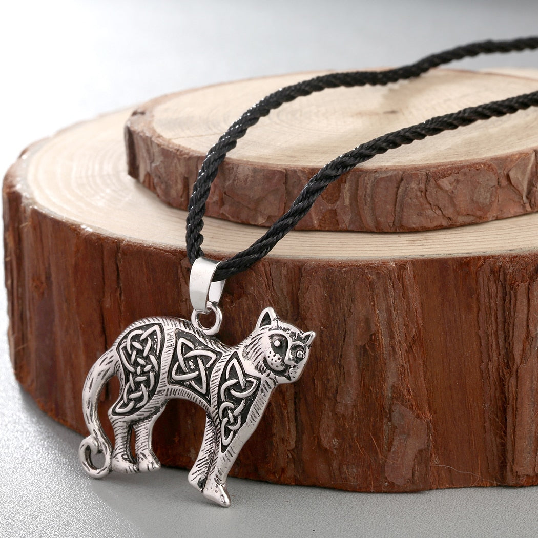 Celtic Cat Necklace