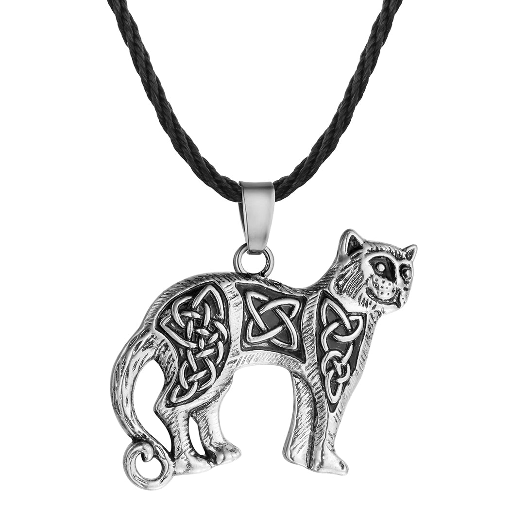 Celtic Cat Necklace