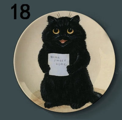 Ceramic Cat Wall Art
