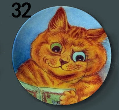 Ceramic Cat Wall Art