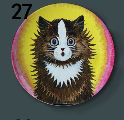 Ceramic Cat Wall Art