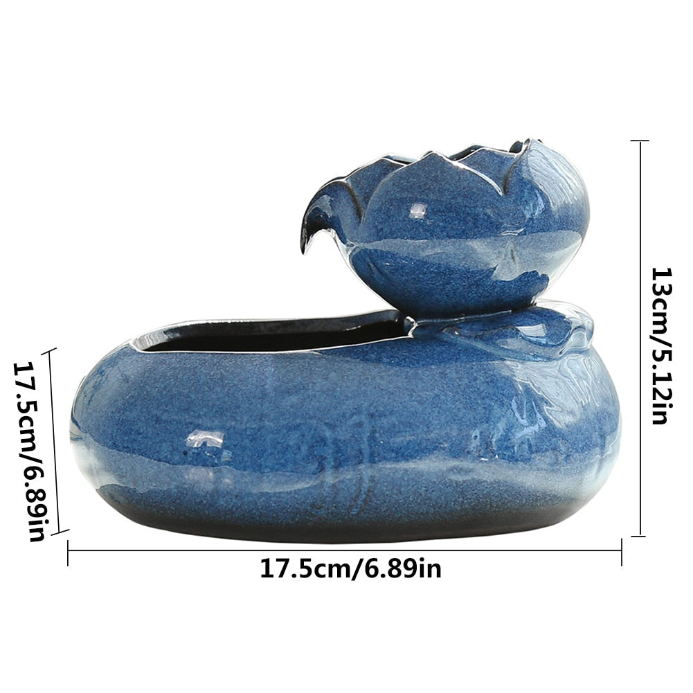 Ceramic Cat Water Fountain