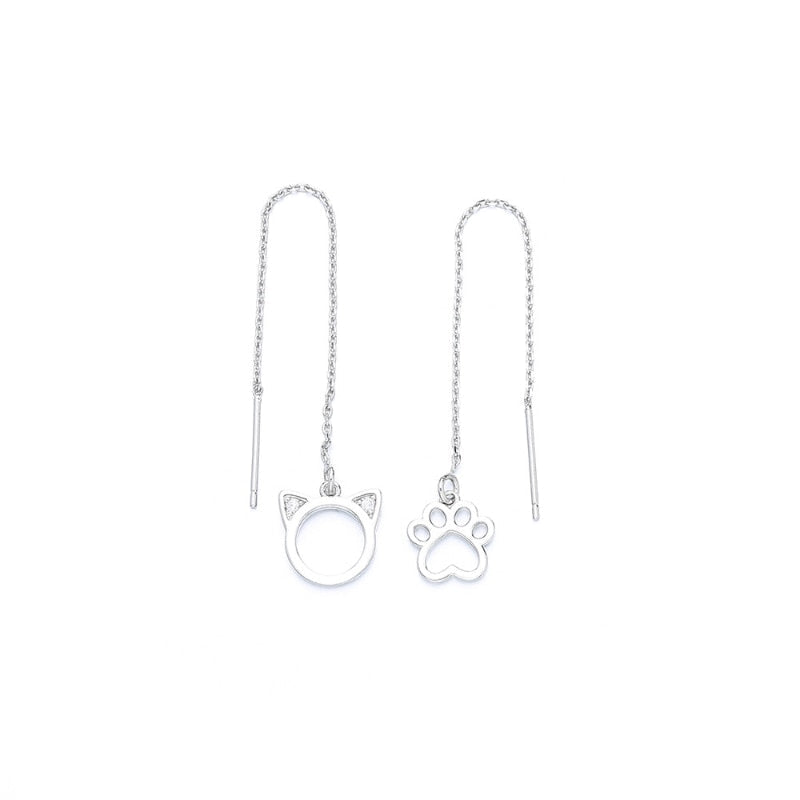 Chain Cat Earrings