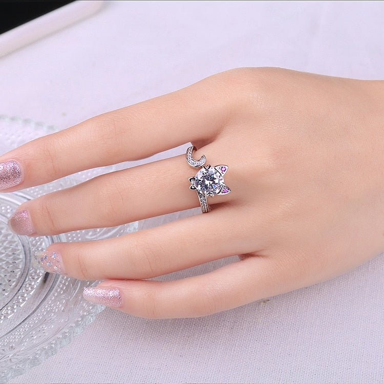 Charming Cat Ring
