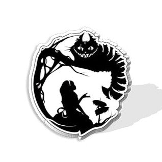 Cheshire cat pin