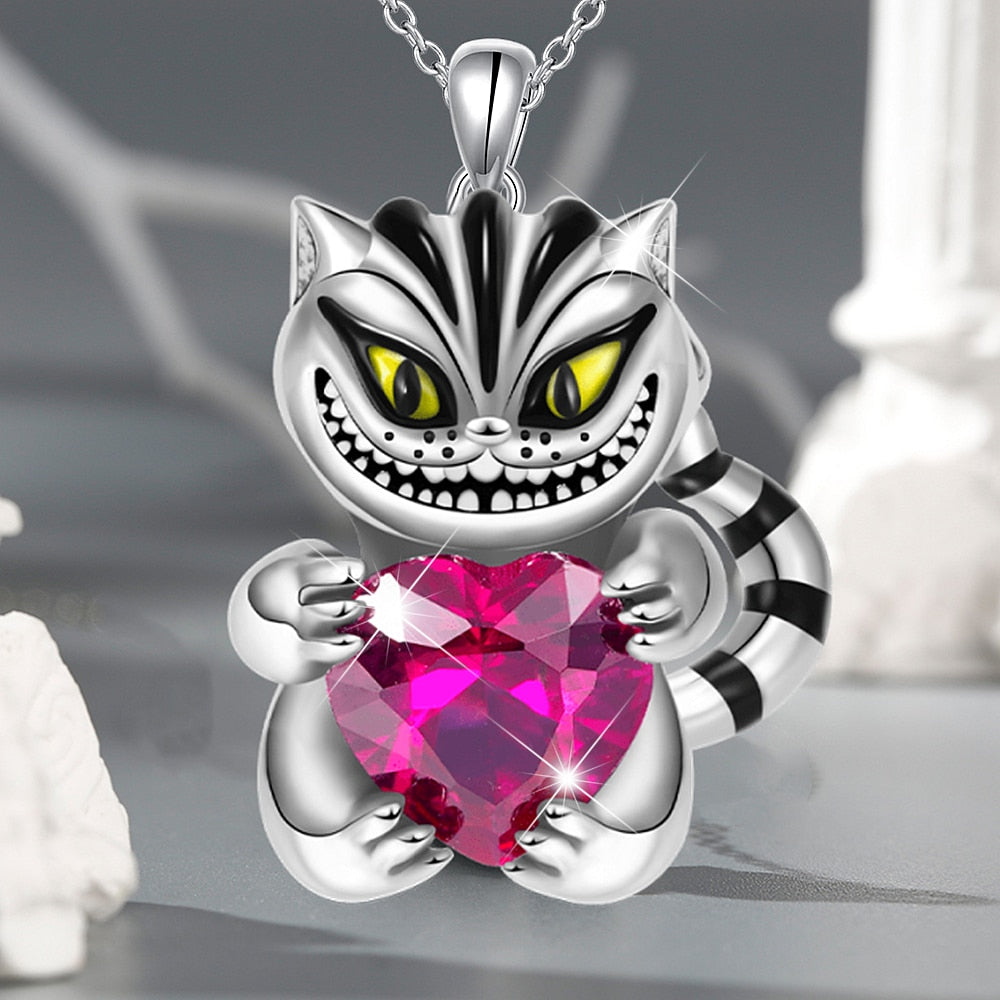 Cheshire Cat Smile Necklace