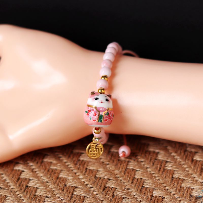 Chinese Lucky Cat Bracelet