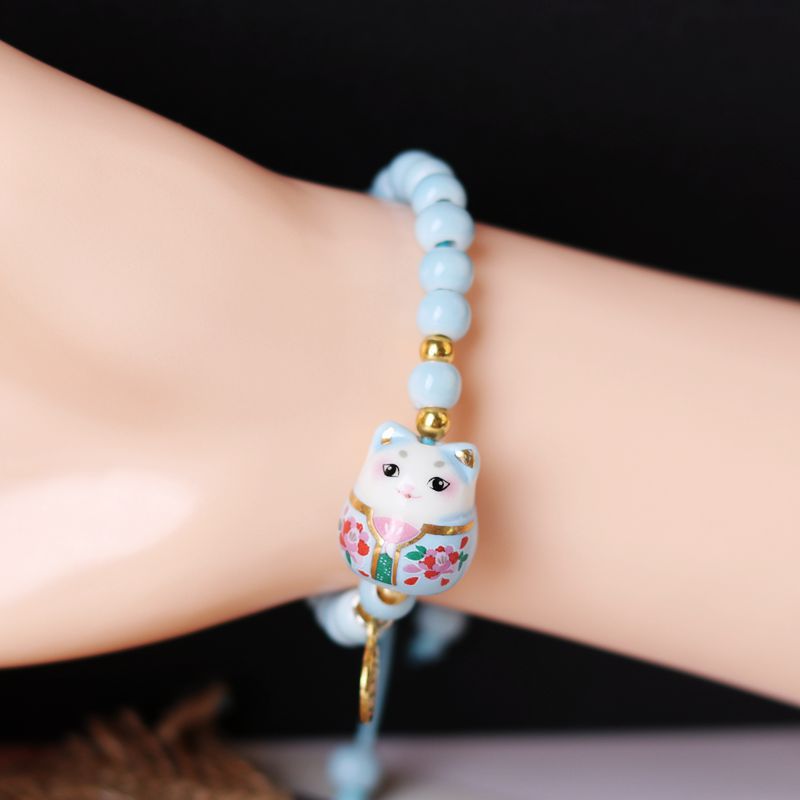 Chinese Lucky Cat Bracelet
