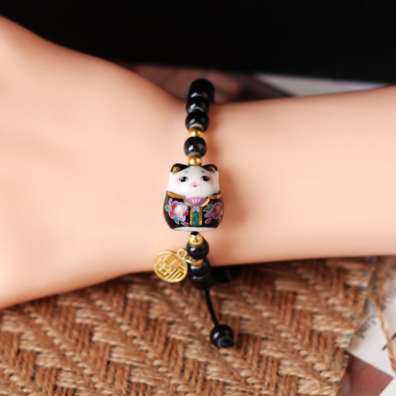 Chinese Lucky Cat Bracelet