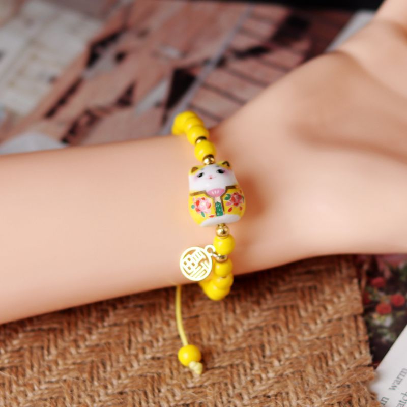 Chinese Lucky Cat Bracelet
