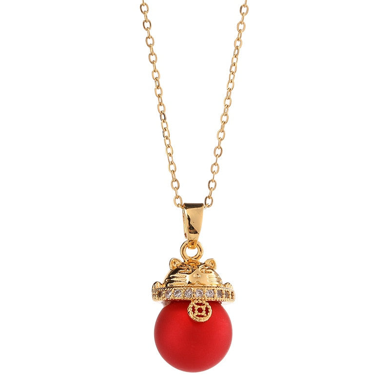 Chinese Lucky Cat Necklace