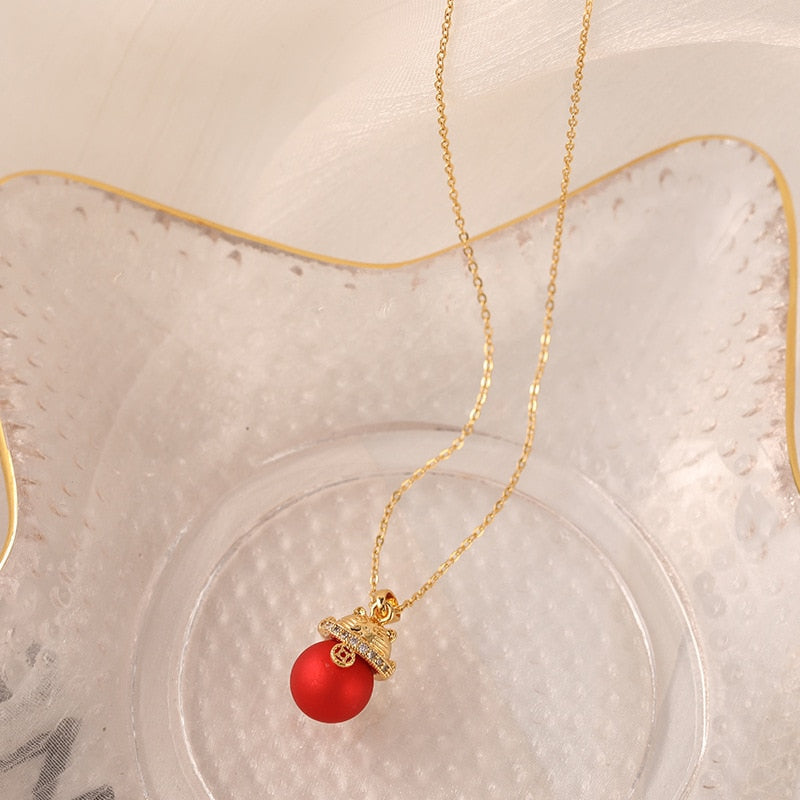 Chinese Lucky Cat Necklace
