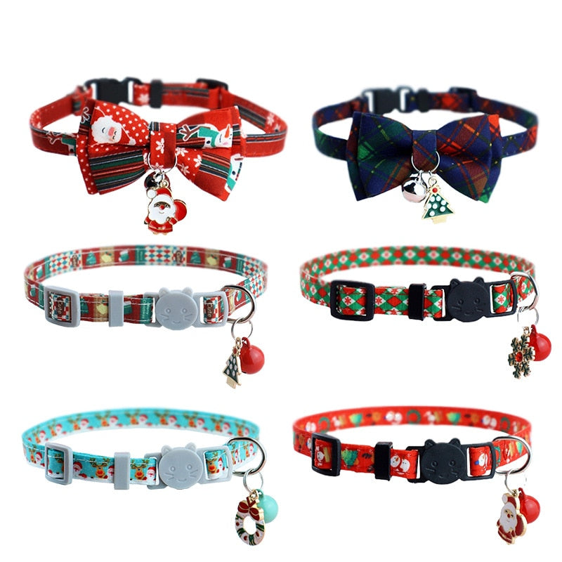 Christmas Cat Collars
