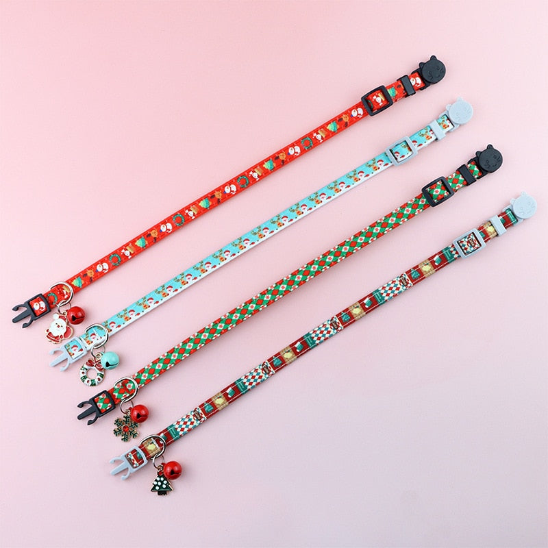 Christmas Cat Collars