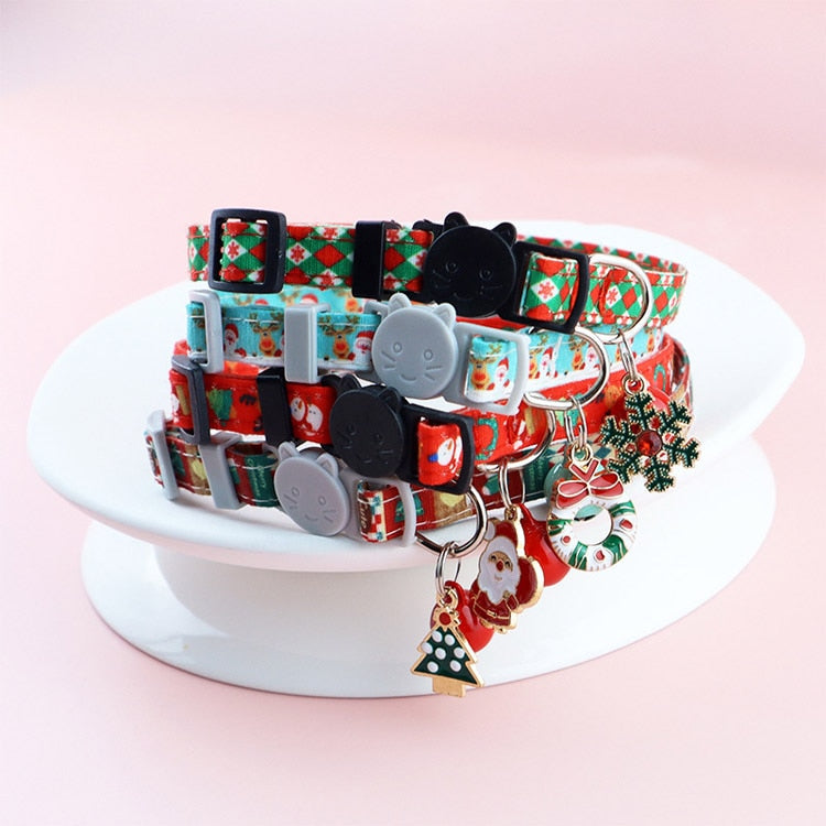 Christmas Cat Collars