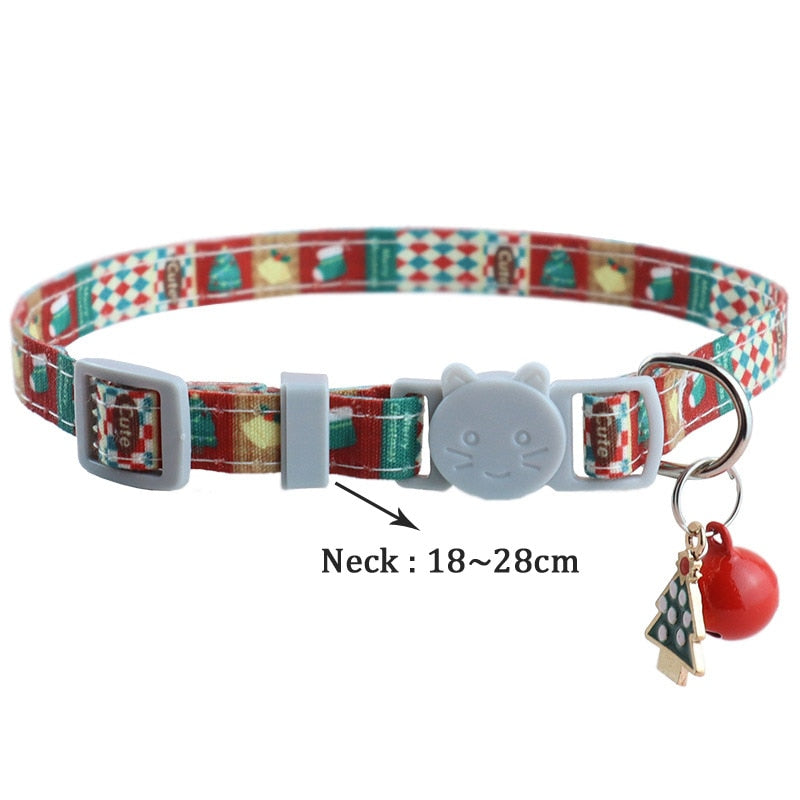 Christmas Cat Collars