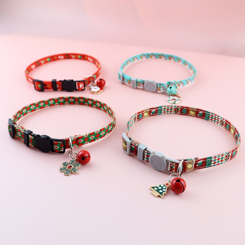 Christmas Cat Collars