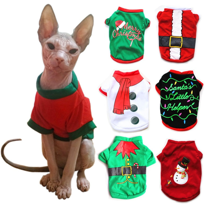 Christmas Shirts for Cats