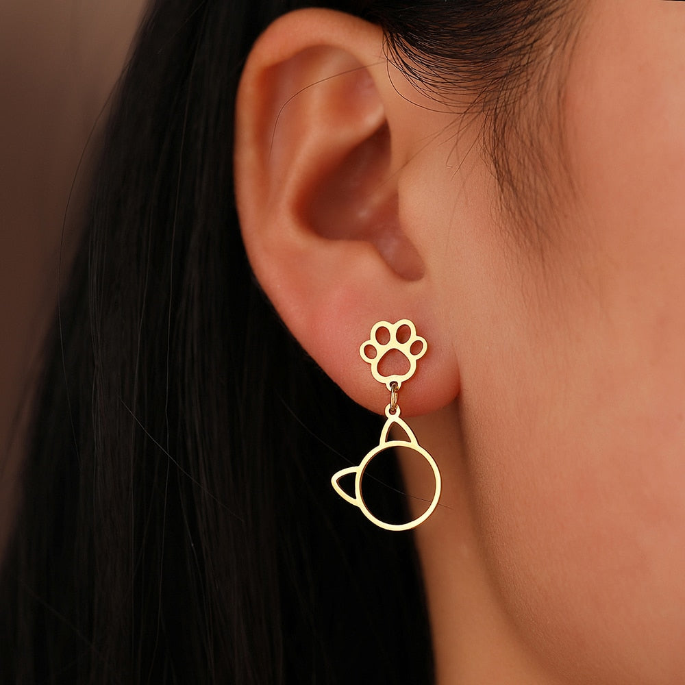 Classic Cat Earrings