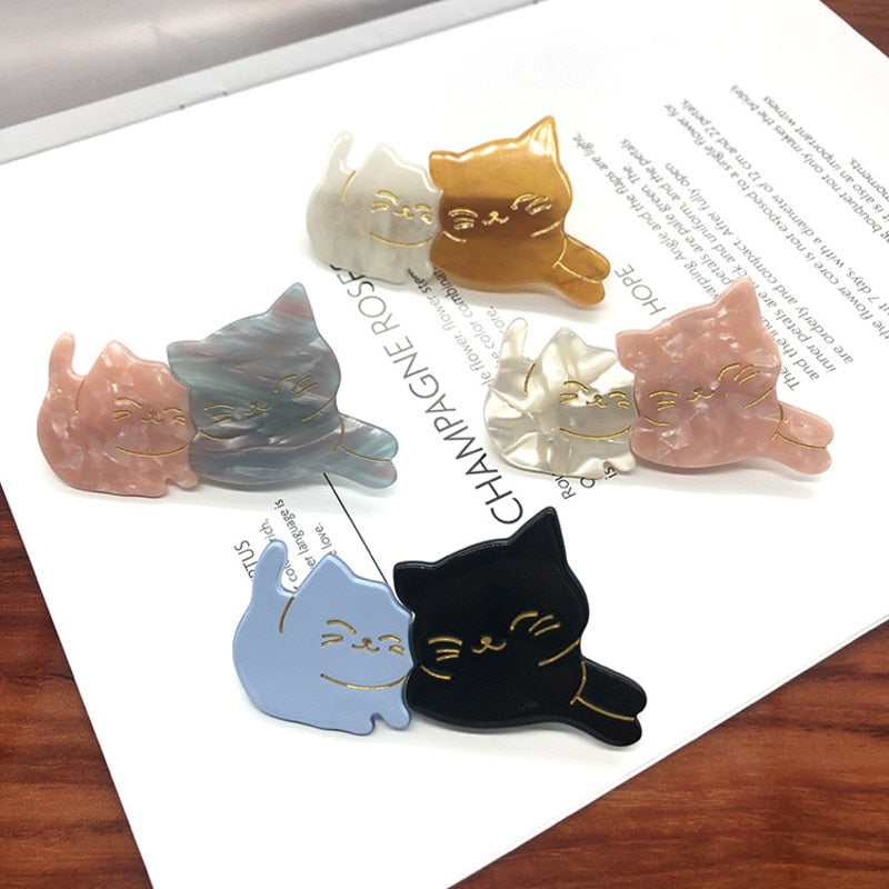 Couple Cat Hair Clip