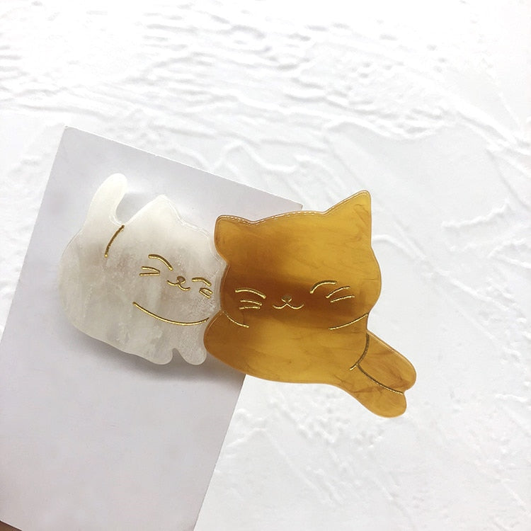 Couple Cat Hair Clip