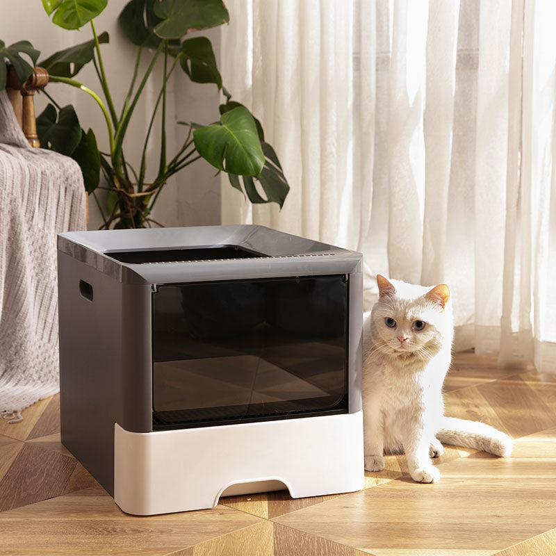 Covered Cat Litter Box
