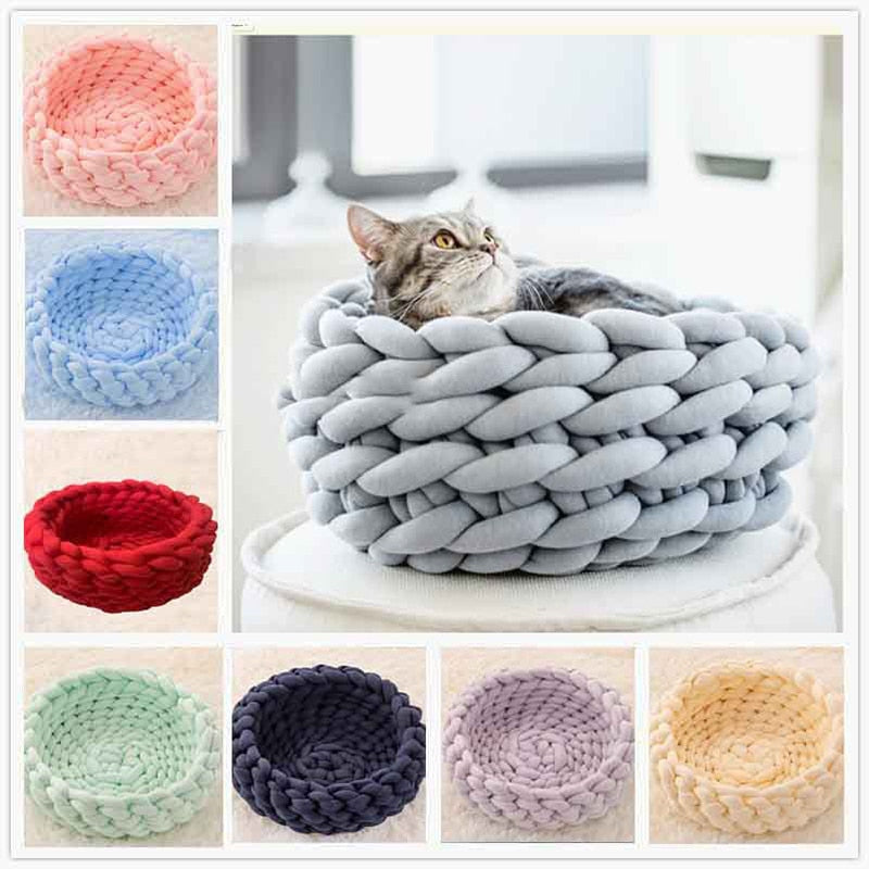 Crochet Cat Bed