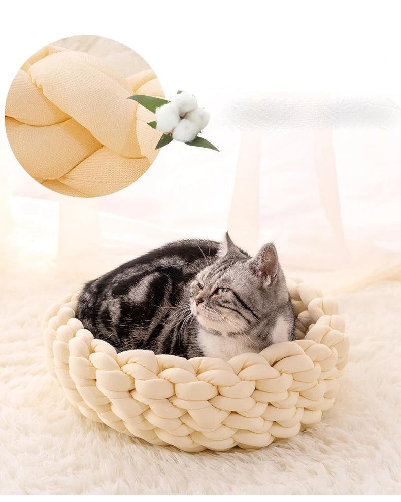 Crochet Cat Bed
