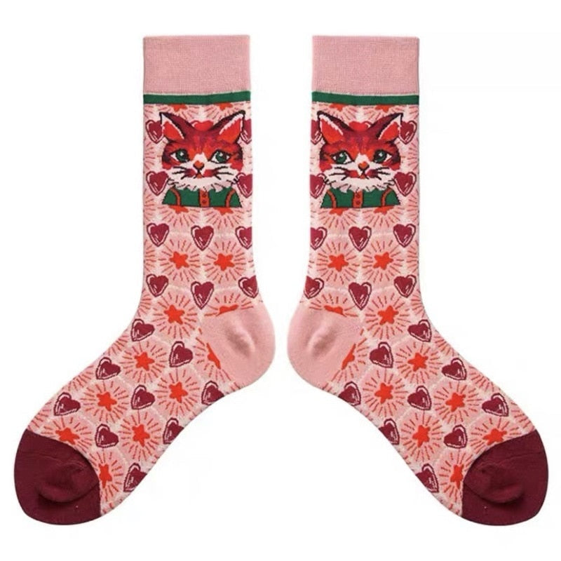 Crochet Cat Socks