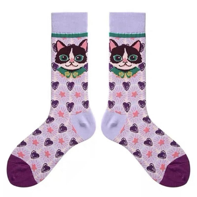 Crochet Cat Socks