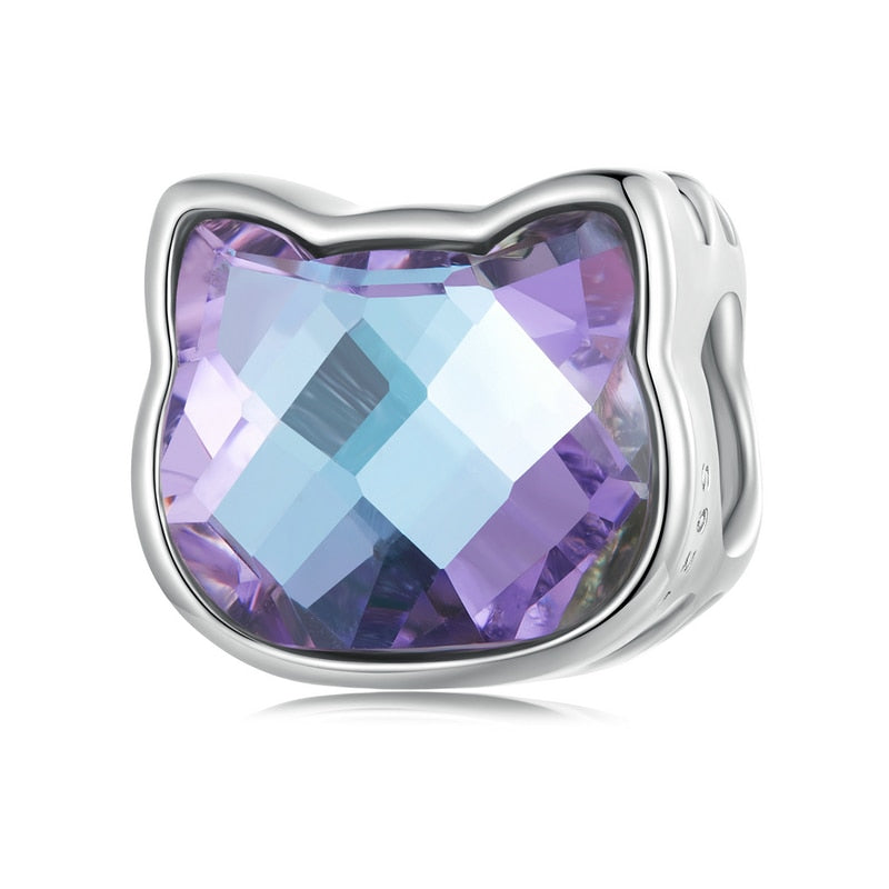 Crystal Cat Charm