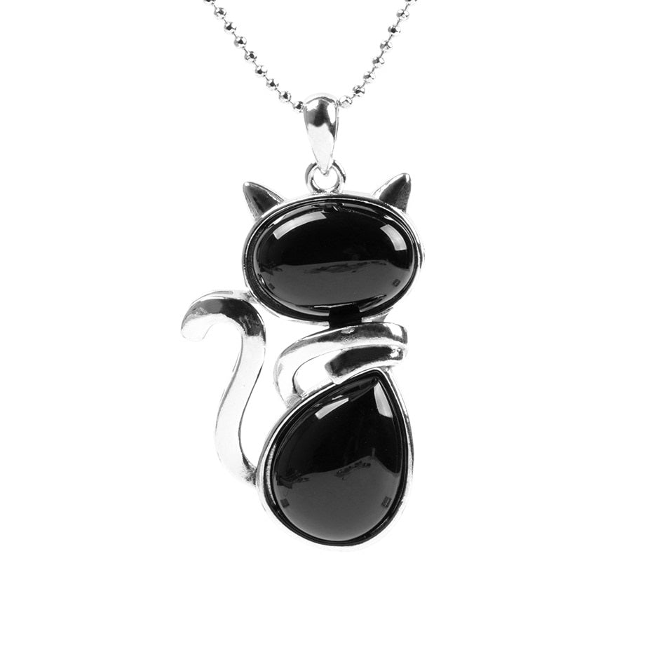 Crystal Cat Necklace