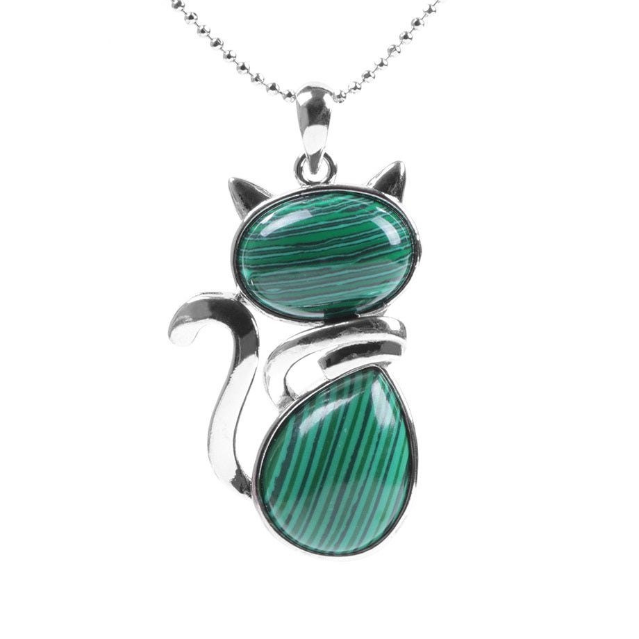 Crystal Cat Necklace