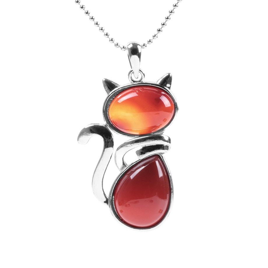 Crystal Cat Necklace