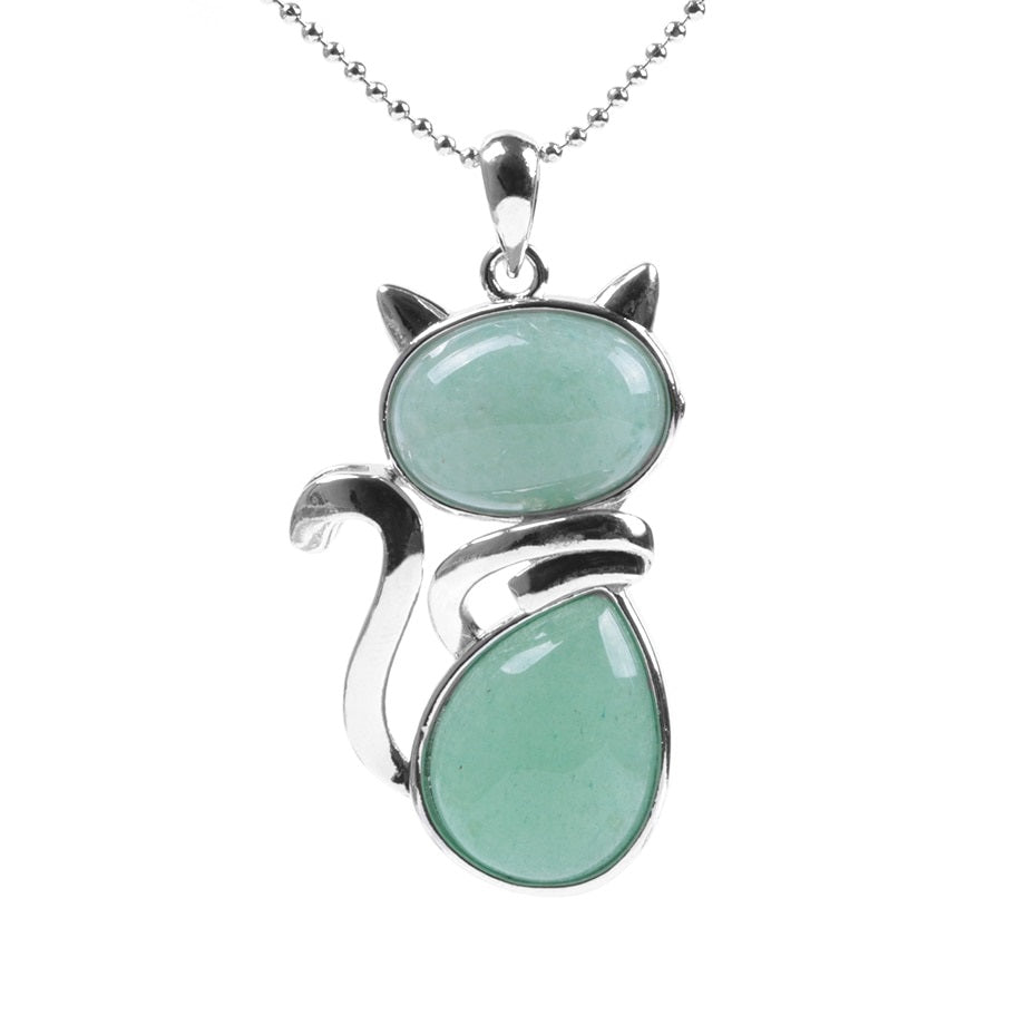 Crystal Cat Necklace